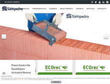 Tablet Screenshot of ceramicasampedro.com